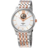  Shop Authentic Tissot Tradition Powermatic 80 Open Heart Silver Dial Two Tone Steel Strap Watch For Men - T063.907.22.038.01 - Luxxuri