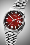  Shop Authentic Citizen Tsuyosa Automatic Red Dial Silver Steel Strap Watch For Men - NJ0150-56W - Luxxuri