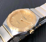  Shop Authentic Omega Constellation Manhattan Yellow Dial Two Tone Steel Strap Watch for Women - 131.20.28.60.08.001 - Luxxuri