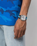  Shop Authentic Versace Dominus Chronograph Silver Dial Black Rubber Strap Watch For Men - VE6H00123 - Luxxuri