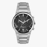  Shop Authentic Salvatore Ferragamo Sapphire Chrono Black Dial Silver Steel Strap Watch for Men - SFME00321 - Luxxuri