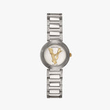  Shop Authentic Versace Virtus Quartz White Dial Silver Steel Strap Watch For Women - VET300621 - Luxxuri