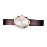  Shop Authentic Calvin Klein Incentive White Dial Brown Leather Strap Watch for Women - K3P236G6 - Luxxuri