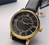  Shop Authentic Maserati Epoca Black Dial Black Leather Strap Watch For Women - R8851118501 - Luxxuri