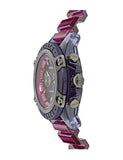  Shop Authentic Versace Icon Active Chronograph Black Dial Purple Rubber Strap Watch For Men - VEZ701423 - Luxxuri