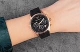  Shop Authentic Emporio Armani Sportivo Black Dial Black Steel Strap Watch For Women - AR5906 - Luxxuri