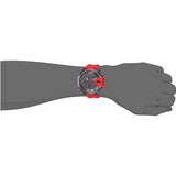  Shop Authentic Diesel Mega Chief Chronograph Black Dial Red Silicone Strap Watch For Men - DZ4427 - Luxxuri