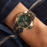  Shop Authentic Guess Mist Analog Green Dial Two Tone Steel Strap Watch For Women - GW0723L1 - Luxxuri