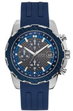  Shop Authentic Guess Octane Chronograph Black Dial Blue Rubber Strap Watch For Men - W1047G2 - Luxxuri