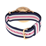  Shop Authentic Daniel Wellington Classic South Hampton White Dial Two Tone Nylon Strap Watch For Women - DW00100034 - Luxxuri