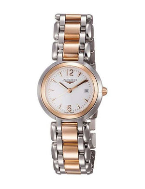  Shop Authentic Longines PrimaLuna Quartz White Dial Two Tone Steel Strap Watch for Women - L8.110.5.16.6 - Luxxuri