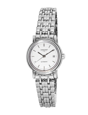 Shop Authentic Longines Presence 25.5mm Automatic Stainless Steel Watch for Women - L4.321.4.12.6 - Luxxuri