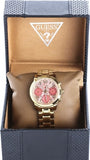  Shop Authentic Guess Mini Sunrise Quartz Analog Orange Dial Gold Steel Strap Watch For Women - W0448L7 - Luxxuri