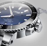  Shop Authentic Oris Aquis Date Blue Dial Silver Steel Strap Watch for Men - 0173377304135-0782405PEB - Luxxuri