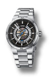  Shop Authentic Oris TT1 Engine Date Skeleton Black Dial Silver Steel Strap Watch for Men - 0173377524124-0782408 - Luxxuri