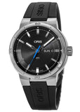  Shop Authentic Oris TT1 Day Date Black Dial Black Rubber Strap Watch for Men - 0173577524154-0742406FC - Luxxuri