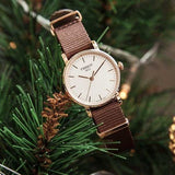  Shop Authentic Tissot Everytime Desire White Dial Maroon NATO Strap Watch for Women - T109.210.37.031.00 - Luxxuri