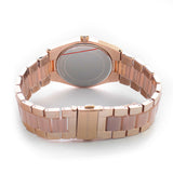  Shop Authentic Michael Kors Channing Quartz Mother of Pearl Pink Dial Two Tone Steel Strap Watch For Women - MK6652 - Luxxuri