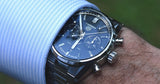  Shop Authentic Tag Heuer Carrera Chronograph Blue Dial Silver Steel Strap Watch for Men - CBN2011.BA0642 - Luxxuri