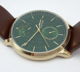  Shop Authentic Tommy Hilfiger Hunter Green Dial Brown Leather Strap Watch for Men - 1791607 - Luxxuri