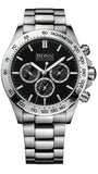  Shop Authentic Hugo Boss Ikon Black Dial Silver Steel Strap Watch for Men - 1512965 - Luxxuri