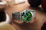  Shop Authentic Breitling Chronomat GMT 40 Green Dial Silver Steel Strap Watch for Men - A32398101L1A1 - Luxxuri