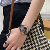  Shop Authentic Swarovski Octea Lux Sport Black Dial Black Steel Strap Unisex Watch - 5610472 - Luxxuri