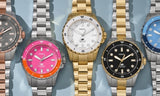  Shop Authentic Fossil Blue Dive Three Hand Gray Dial Two Tone Steel Strap Watch For Women - ES5348 - Luxxuri