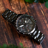  Shop Authentic Hugo Boss Pilot Edition Chronograph Black Dial Black Steel Strap Watch for Men - 1513854 - Luxxuri