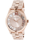  Shop Authentic Marc Jacobs Henry Skeleton Rose Gold Dial Rose Gold Steel Strap Watch for Women - MBM3264 - Luxxuri