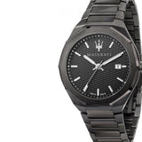  Shop Authentic Maserati Stile Quartz Black Dial Black Steel Strap Watch For Men - R8853142001 - Luxxuri