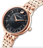  Shop Authentic Swarovski Crystalline Chic Analog Black Dial Rose Gold Steel Strap Watch for Women - 5544587 - Luxxuri