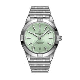  Shop Authentic Breitling Chronomat Automatic 36 Green Dial Silver Steel Strap Watch for Women - A10380101L1A1 - Luxxuri
