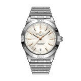  Shop Authentic Breitling Chronomat 36 Mother of Pearl Dial Silver Steel Strap Watch for Women - A10380101A4A1 - Luxxuri