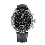  Shop Authentic Tag Heuer Formula 1 Aston Martin Black Dial Black Leather Strap Watch for Men - CAZ101P.FC8245 - Luxxuri