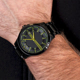  Shop Authentic Armani Exchange Hampton Black Dial Black Steel Strap Watch For Men - AX2407 - Luxxuri
