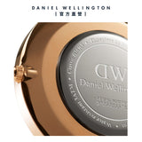 Shop Authentic Daniel Wellington Classic Dover Black Dial White Nylon Strap Watch For Women - DW00100310 - Luxxuri