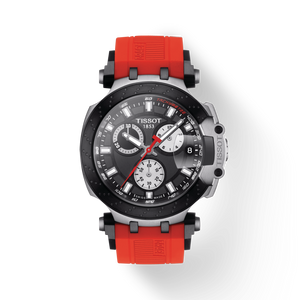  Shop Authentic Tissot T Race Chronograph Black Dial Red Silicone Strap Watch For Men - T115.417.27.051.00 - Luxxuri