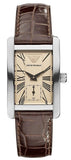  Shop Authentic Emporio Armani Classic Beige Dial Brown Leather Strap Watch For Men - AR0154 - Luxxuri