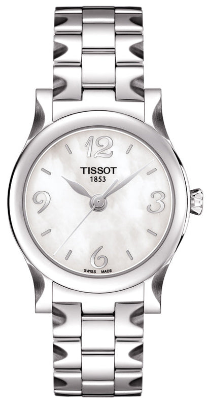  Shop Authentic Tissot Stylis-T Mother of Pearl Dial Watch For Women - T028.210.11.117.02 - Luxxuri