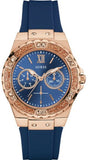  Shop Authentic Guess Limelight Blue Dial Blue Silicone Strap Watch For Women - W1053L1 - Luxxuri