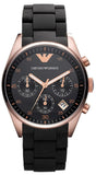  Shop Authentic Emporio Armani Sportivo Black Dial Black Steel Strap Watch For Women - AR5906 - Luxxuri