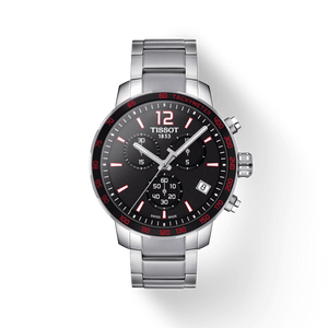  Shop Authentic Tissot Quickster Chronograph Quartz Watch For Men - T095.417.11.057.00 - Luxxuri