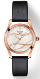  Shop Authentic Tissot T Wave Diamond Mother of Pearl Dial Black Leather Strap Watch For Women - T112.210.36.111.00 - Luxxuri