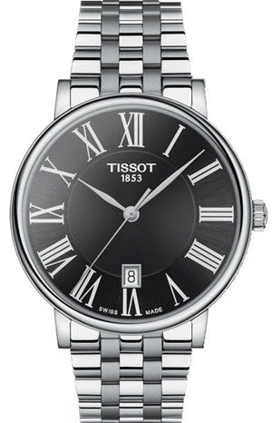  Shop Authentic Tissot Carson Premium Black Dial Silver Steel Strap Watch For Men - T122.410.11.053.00 - Luxxuri