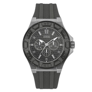  Shop Authentic Guess Force Grey Dial Grey Rubber Strap Watch For Men - W0674G8 - Luxxuri
