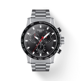  Shop Authentic Tissot Supersport Chrono Black Dial Silver Steel Strap Watch For Men - T125.617.11.051.00 - Luxxuri