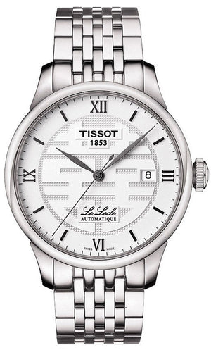  Shop Authentic Tissot Le Locle Double Happiness Automatic Silver Dial Silver Steel Strap Watch For Men - T41.1.833.50 - Luxxuri