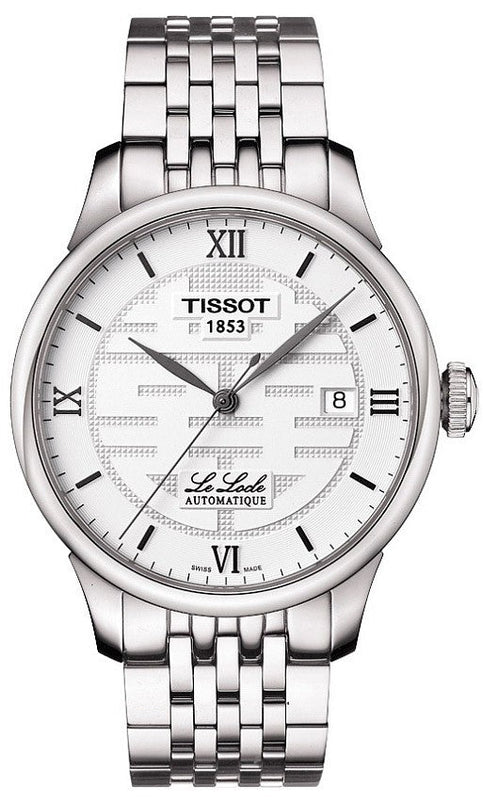  Shop Authentic Tissot Le Locle Double Happiness Automatic Silver Dial Silver Steel Strap Watch For Men - T41.1.833.50 - Luxxuri
