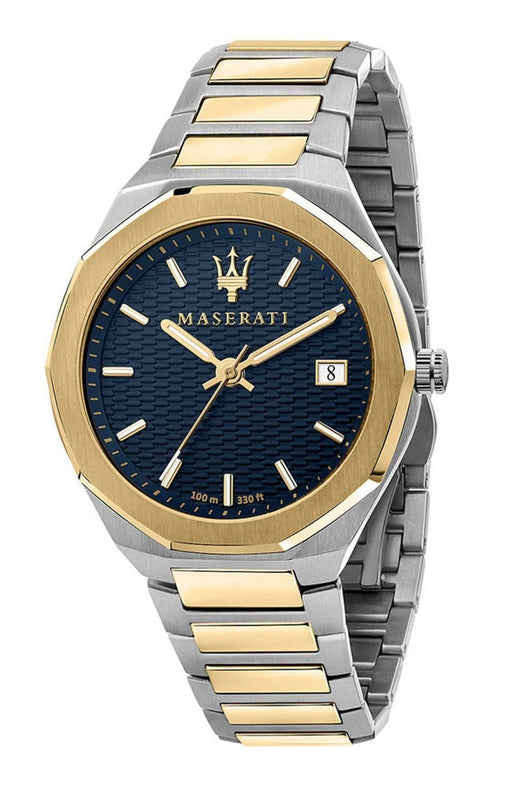  Shop Authentic Maserati Stile Black Dial Two Tone Stainless Steel Watch For Men - R8853142008 - Luxxuri
